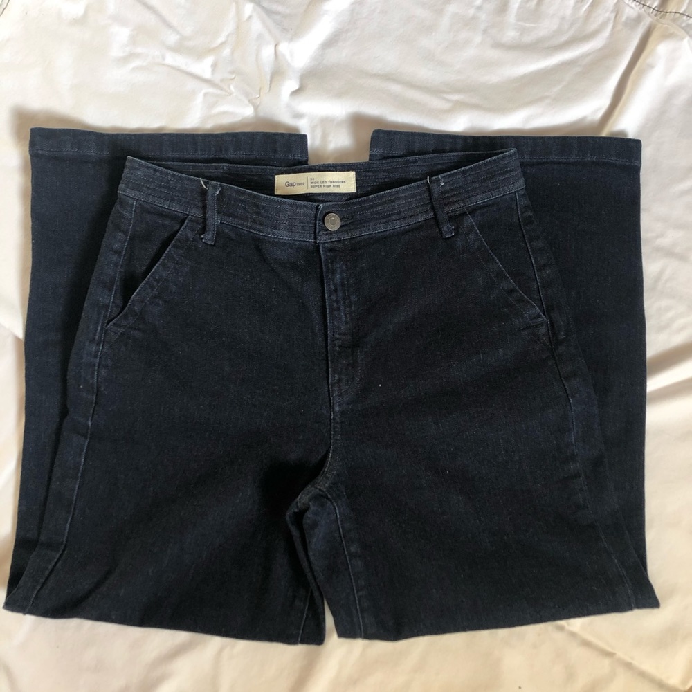 Gap Wide leg trousers super high rise